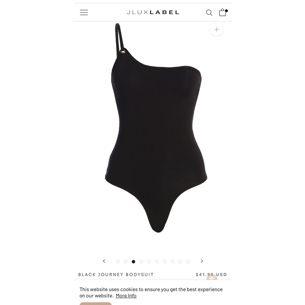 *NEW* jluXlabel BLACK JOURNEY BODYSUIT